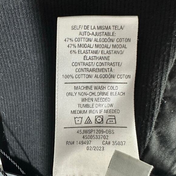 Joe’s Jeans The Leslie Summer Minimalist Contemporary Top Size Medium Black - Picture 6 of 11